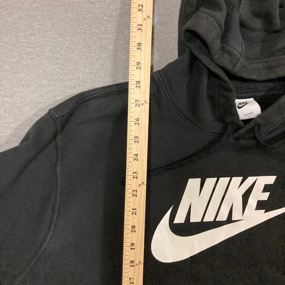 Nike‎ Mens XXL Tall Sportswear Club Fleece Hoodie Black Futura Logo Pullover